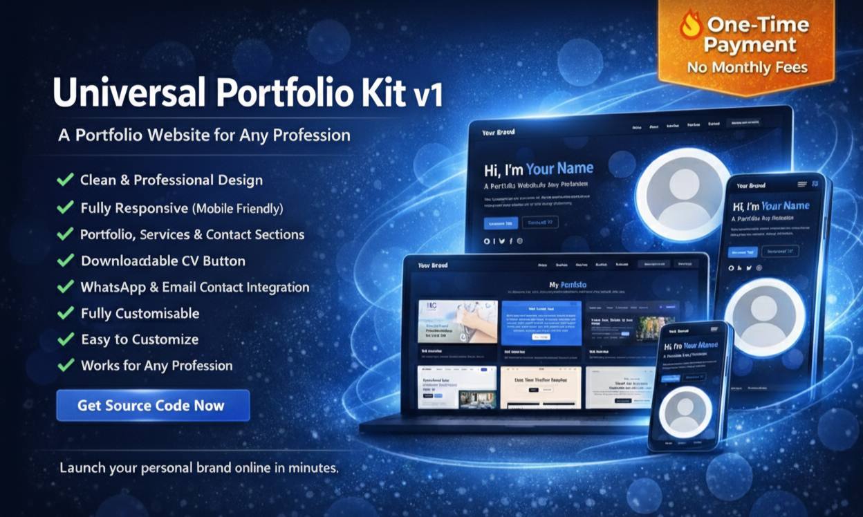 Universal Portfolio Kit v1 (Regular License)